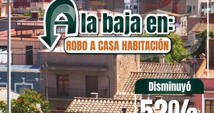 Izcalli reduce 52% el robo a casa habitación y fortalece la seguridad de las familias