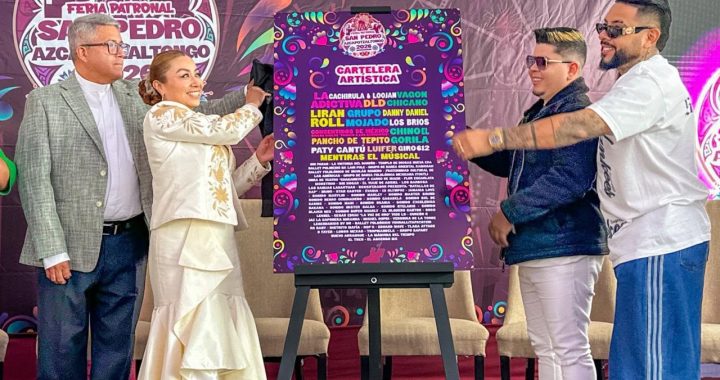 Nicolás Romero anuncia la Feria Patronal San Pedro Azcapotzaltongo 2026 con una amplia cartelera cultural y artística