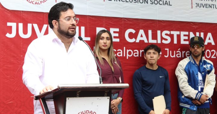 CONTINÚA GOBIERNO DE NAUCALPAN CON LA RECUPERACIÓN DE ÁREAS DEPORTIVAS; IMPULSA LA DISCIPLINA DE CALISTENIA