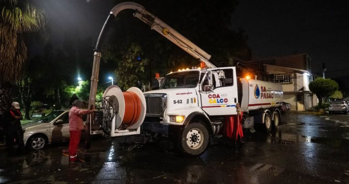 GOBIERNO DE COACALCO ATIENDE A LA POBLACIÓN CON ACCIONES DE LIMPIEZA TRAS LLUVIAS ATÍPICAS