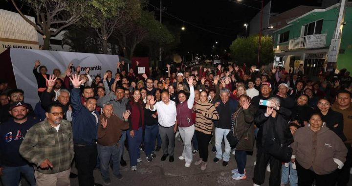 RACIEL PÉREZ CRUZ REFUERZA LA SEGURIDAD EN VIALIDADES CON LA ENTREGA DE MÁS DE 100 LUMINARIAS