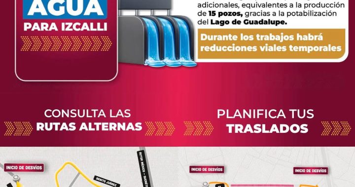 Avanza Cuautitlán Izcalli hacia un mejor abastecimiento de agua potable
