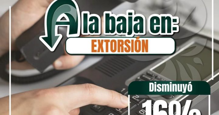 En Cuautitlán Izcalli mantiene a la baja el delito de extorsión, disminuye 16%: SESNSP