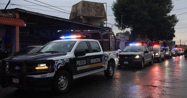 GOBIERNO MUNICIPAL DE TECÁMAC REFUERZA SEGURIDAD EN LOS LÍMITES CON ECATEPEC A TRAVÉS DEL TRABAJO EN EQUIPO Y EN COORDINACIÓN