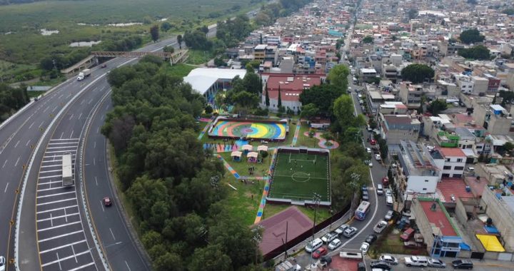 GOBIERNO DE TLALNEPANTLA RECUPERA ESPACIOS PÚBLICOS CON LA RENOVACIÓN TOTAL DEL MÓDULO DEPORTIVO BOSQUES CEYLÁN
