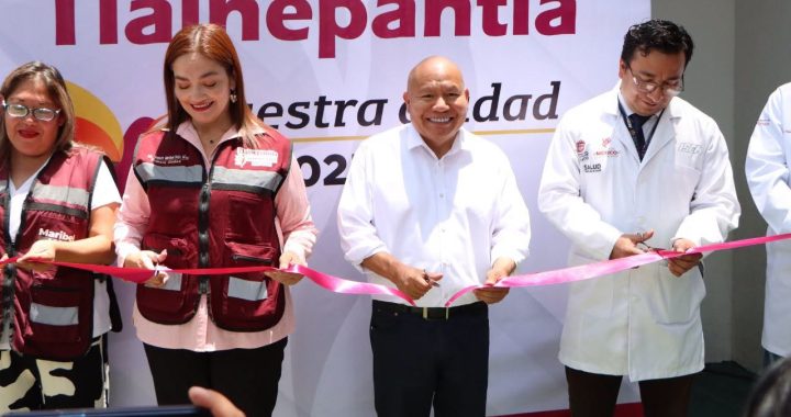 ENTREGA EL GOBIERNO DE TLALNEPANTLA LA REHABILITACIÓN DEL CENTRO DE SALUD CUAUHTÉMOC Y MÓDULO DEPORTIVO