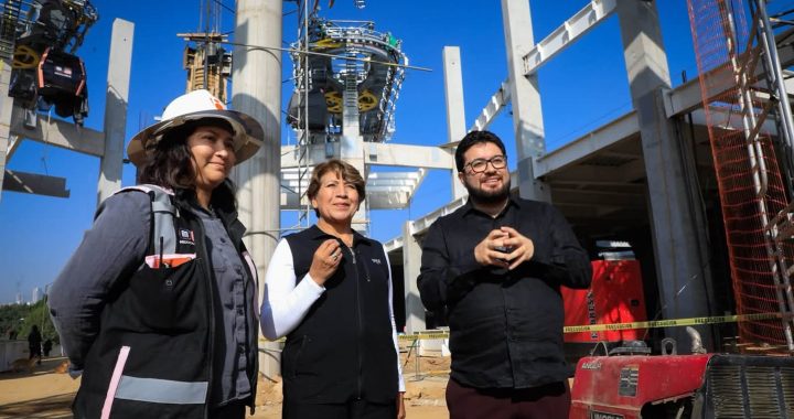 AVANZA LA CONSTRUCCIÓN DEL MEXICABLE LÍNEA 3; TRANSFORMARÁ LA MOVILIDAD Y LA CALIDAD DE VIDA DE MILES DE FAMILIAS NAUCALPENSES