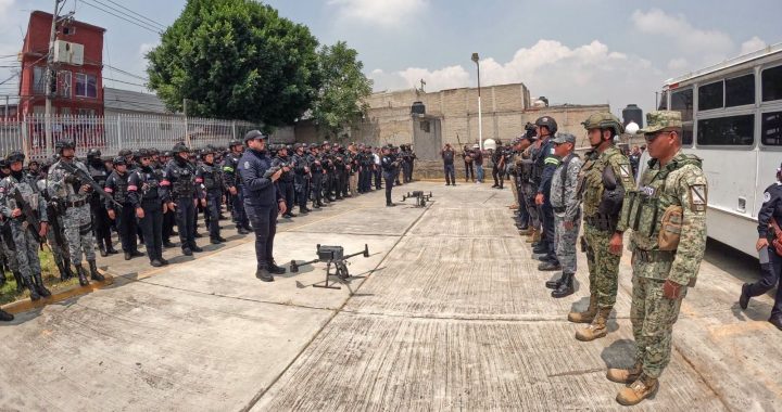 IMPLEMENTA GUARDIA MUNICIPAL DE NAUCALPAN OPERATIVO COORDINADO CON FUERZAS FEDERALES PARA FORTALECER LA SEGURIDAD E INHIBIR LA INCIDENCIA DELICTIVA