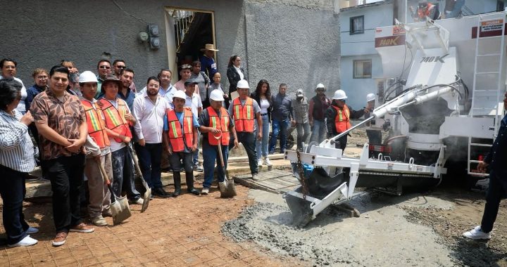 GOBIERNO DE NAUCALPAN PONE EN MARCHA CONCRETERA MÓVIL QUE MEJORARÁ LAS OBRAS EN LAS COMUNIDADES