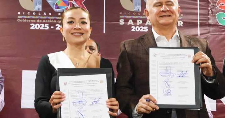 GOBIERNO DE NICOLÁS ROMERO Y SUTEYM SUSCRIBEN IMPORTANTE CONVENIO DE SALARIOS Y PRESTACIONES PARA PERSONAL DE BASE