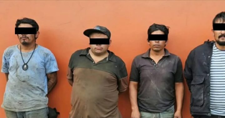 Frustran en Tlalnepantla presunto robo de maquinaria municipal; cuatro personas fueron detenidas