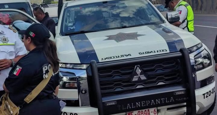 CUERPOS DE EMERGENCIA Y SEGURIDAD DE TLALNEPANTLA ATIENDEN A PERSONAS LESIONADAS TRAS CHOQUE DE UNIDAD DE TRANSPORTE PÚBLICO EN LA AUTOPISTA MÉXICO-PACHUCA